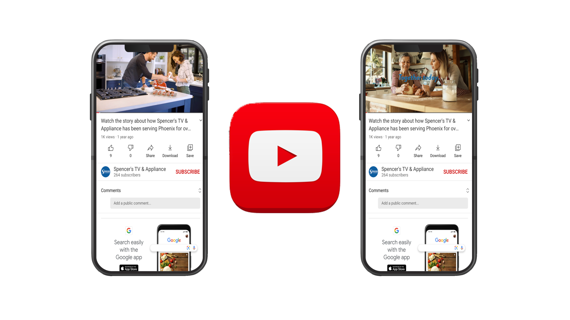 YouTube Re-Built Youtube mobile video ad