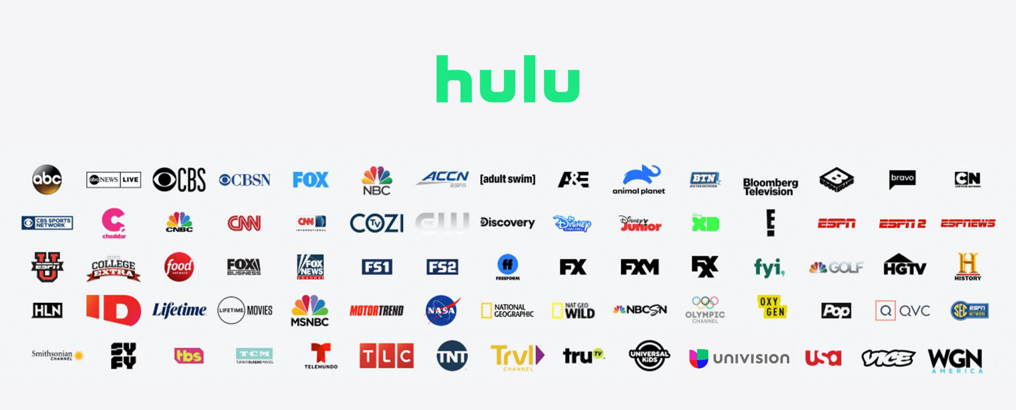 hulu-channels-updated Sample list of ad-servable networks and publishers
