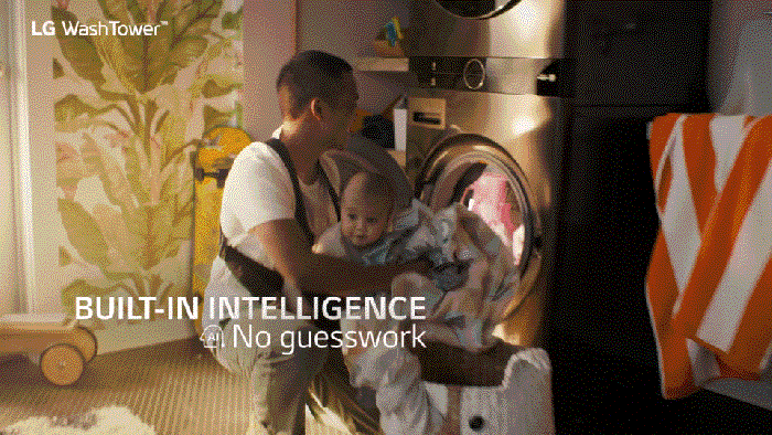 over-the-top LG TV ad