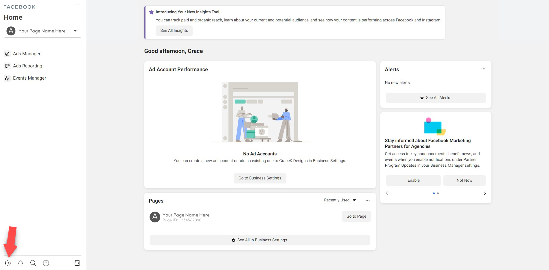 FB Biz Man Settings Business Settings