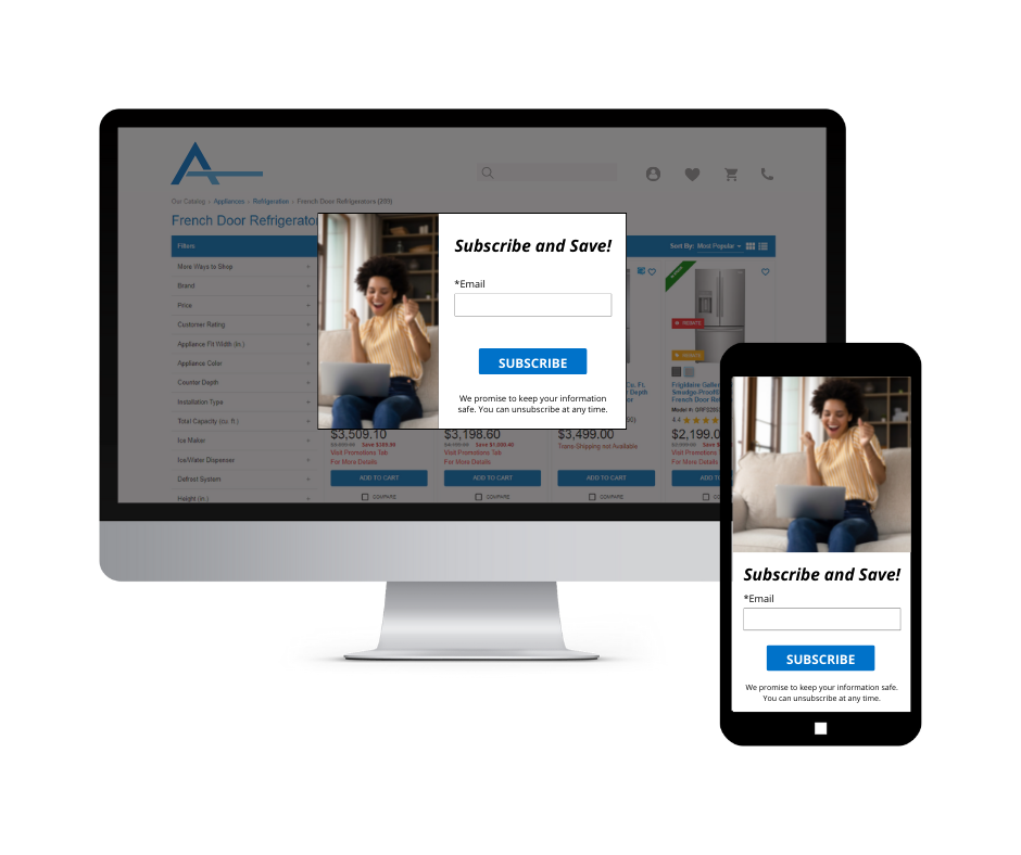 Mailchimp Popup Mockup Mailchimp Popup Mockup